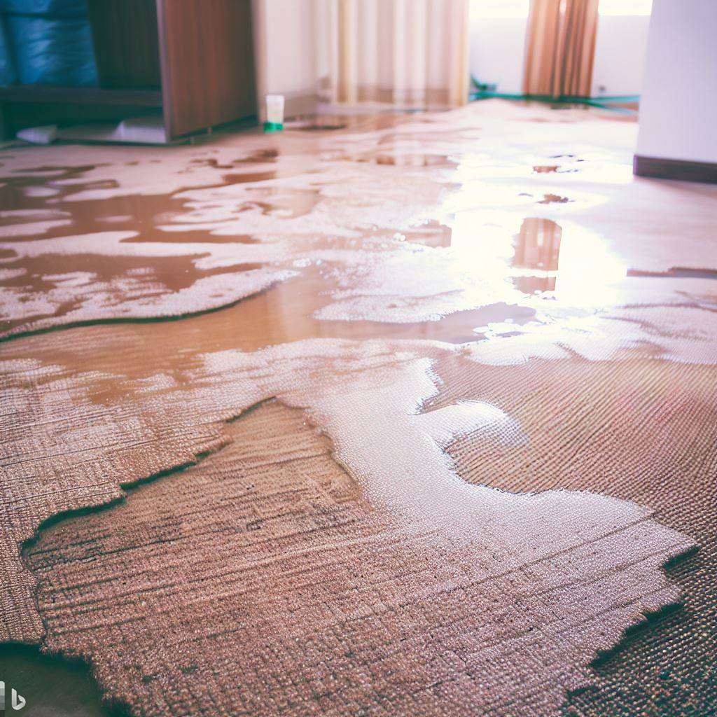 water damage carpet